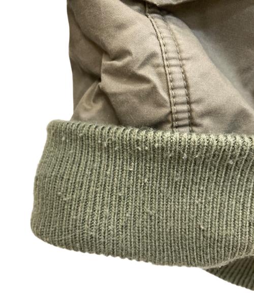 DIESEL（ディーゼル）DIESEL (ディーゼル) 中綿コーティングミリタリージャケット カーキ サイズ:Sの古着・服飾アイテム