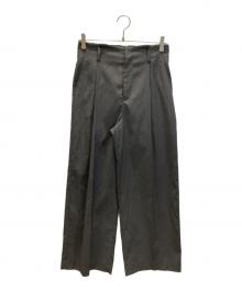 SHIPS（シップス）の古着「ドライオックス フロント タック ストレート パンツ」｜グレー