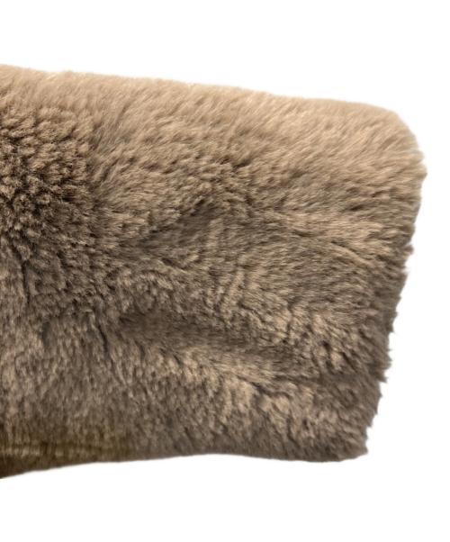 Jakke（ジャッキー）jakke (ジャッキー) FAUX FAR COAT WITH HOOD ブラウン サイズ:6の古着・服飾アイテム