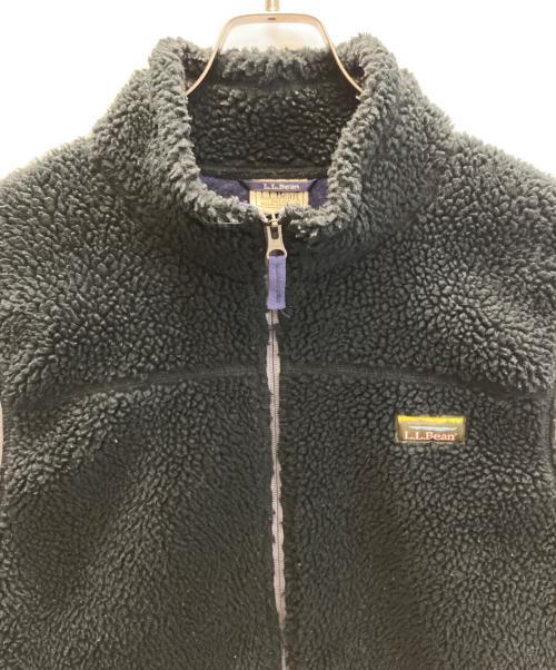 L.L.Bean（エルエルビーン）L.L.Bean (エルエルビーン) ボアフリースベスト ブラック サイズ:Lの古着・服飾アイテム