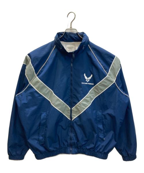 U.S.AIR FORCE（ユーエスエアフォース）U.S.AIR FORCE (ユーエスエアフォース) トレーニングジャケット ブルー サイズ:Ｌの古着・服飾アイテム
