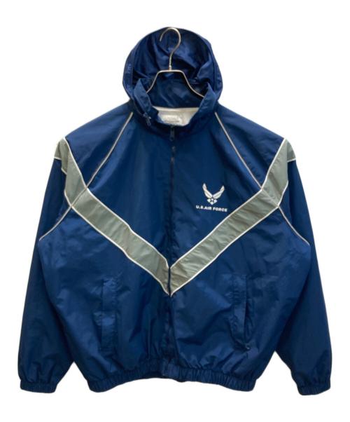 U.S.AIR FORCE（ユーエスエアフォース）U.S.AIR FORCE (ユーエスエアフォース) トレーニングジャケット ブルー サイズ:Ｌの古着・服飾アイテム