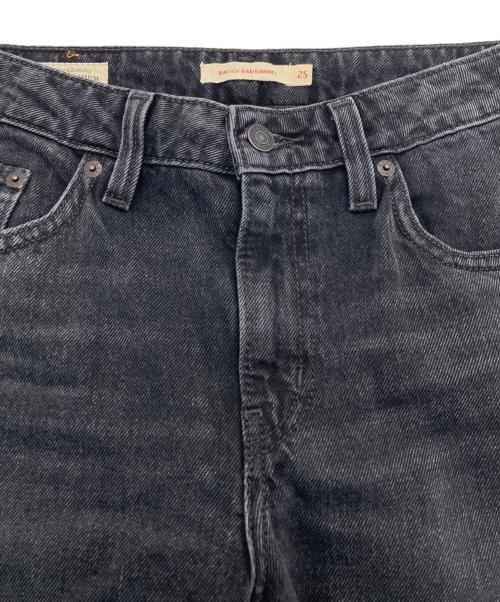 LEVI'S（リーバイス）LEVI'S (リーバイス) BAGGY DAD バレルジーンズ ブラック サイズ:W25の古着・服飾アイテム