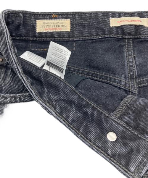 LEVI'S（リーバイス）LEVI'S (リーバイス) BAGGY DAD バレルジーンズ ブラック サイズ:W25の古着・服飾アイテム
