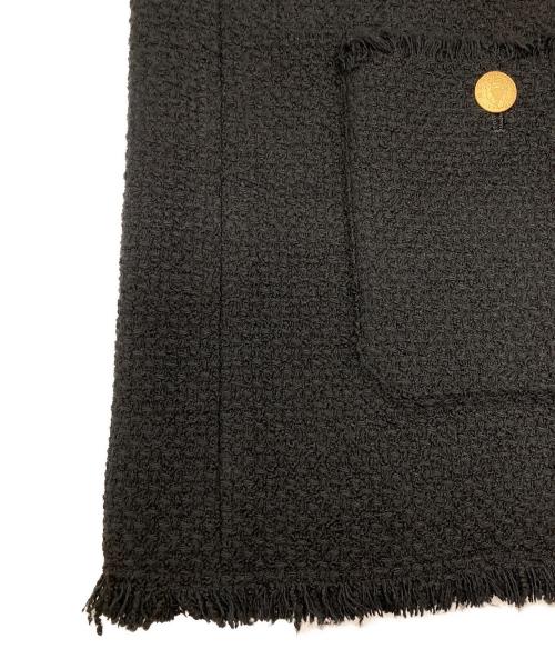 journal standard L'essage（ジャーナルスタンダード レサージュ）journal standard L'essage (ジャーナルスタンダード レサージュ) GIOLICAツイード BIGジャケット ブラック サイズ:SIZE Freeの古着・服飾アイテム