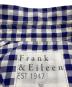 中古・古着 Frank&Eileen (フランクアンドアイリーン) PAUL チェックシャツ ブルー サイズ:SIZE XS：5000円