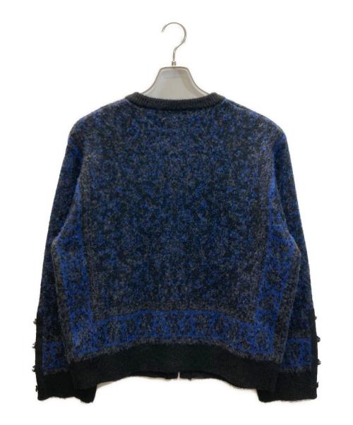 HARE（ハレ）HARE (ハレ) メタルボタン タペストリー ニットカーディガン ブラック サイズ:SIZE Freeの古着・服飾アイテム