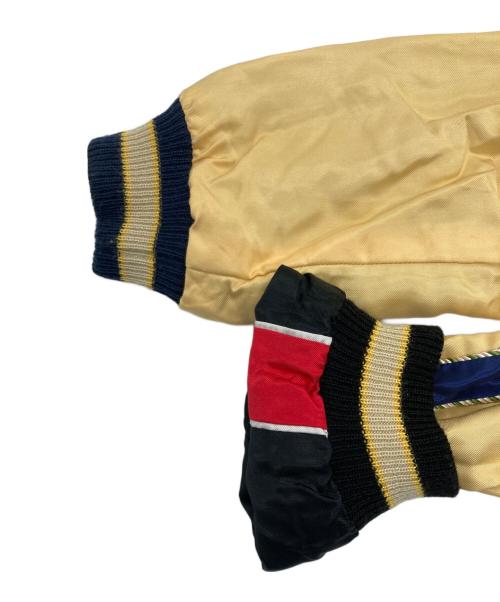 東洋エンタープライズ（トウヨウエンタープライズ）東洋エンタープライズ (トウヨウエンタープライズ) スーベニアジャケット EAGLE×BLACK TIGER ネイビー×ゴールド サイズ:Mの古着・服飾アイテム