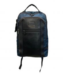 TUMI（トゥミ）の古着「ALPHA BRAVO バックパック」｜ブラック×ネイビー