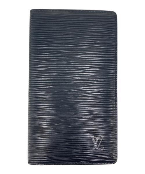 LOUIS VUITTON（ルイ ヴィトン）LOUIS VUITTON (ルイ ヴィトン) エピ アジェンダ ポッシュ 手帳カバー ブラックの古着・服飾アイテム