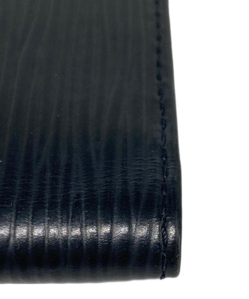 LOUIS VUITTON（ルイ ヴィトン）LOUIS VUITTON (ルイ ヴィトン) エピ アジェンダ ポッシュ 手帳カバー ブラックの古着・服飾アイテム