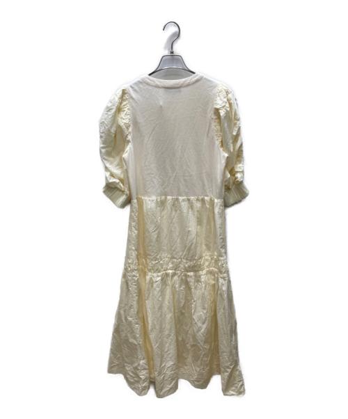 sea NEW YORK（シー ニューヨーク）sea NEW YORK (シー ニューヨーク) ティアードマキシワンピース イエロー サイズ:SIZE Sの古着・服飾アイテム