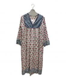 SZ Blockprints（エスゼットブロックプリント）の古着「Kitty Dress」｜ホワイト