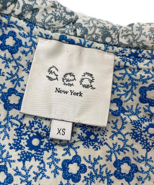 sea NEW YORK（シー ニューヨーク）sea NEW YORK (シー ニューヨーク) YORK IDA PRINT キルティングベスト パープル サイズ:XSの古着・服飾アイテム