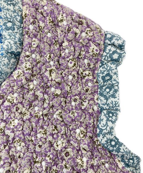sea NEW YORK（シー ニューヨーク）sea NEW YORK (シー ニューヨーク) YORK IDA PRINT キルティングベスト パープル サイズ:XSの古着・服飾アイテム
