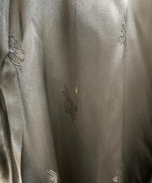 Burberry's（バーバリー）Burberry's (バーバリーズ) SaksFifthAvenue (サックスフィフスアヴェニュ) ウールステンカラーコート/Wool overcoat ブラック サイズ:表記なし（サイズ詳細参照）の古着・服飾アイテム