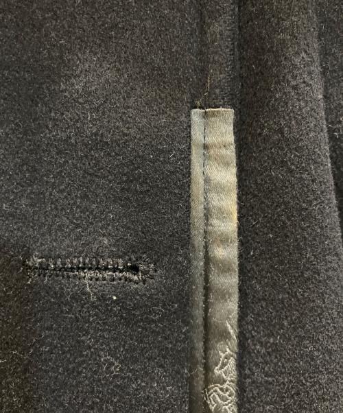 Burberry's（バーバリー）Burberry's (バーバリーズ) SaksFifthAvenue (サックスフィフスアヴェニュ) ウールステンカラーコート/Wool overcoat ブラック サイズ:表記なし（サイズ詳細参照）の古着・服飾アイテム