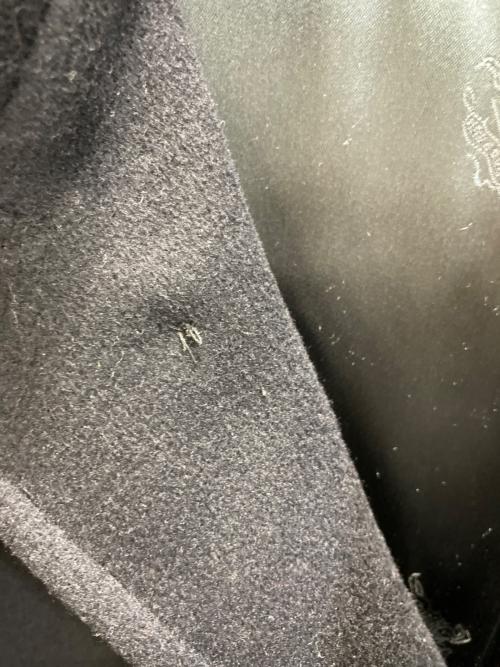 Burberry's（バーバリー）Burberry's (バーバリーズ) SaksFifthAvenue (サックスフィフスアヴェニュ) ウールステンカラーコート/Wool overcoat ブラック サイズ:表記なし（サイズ詳細参照）の古着・服飾アイテム