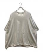 dDdDdDdデー）の古着「BIG DRAWSTRING SHORT-SLEEVE T-SHIRTS」｜グレー