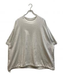 dDdDdDd（デー）の古着「BIG DRAWSTRING SHORT-SLEEVE T-SHIRTS」｜グレー