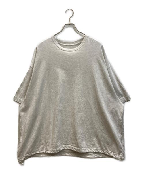 dDdDdDd（デー）dDdDdDd (デー) BIG DRAWSTRING SHORT-SLEEVE T-SHIRTS グレー サイズ:XXLの古着・服飾アイテム