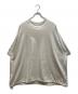 dDdDdDd（デー）の古着「BIG DRAWSTRING SHORT-SLEEVE T-SHIRTS」｜グレー