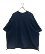 dDdDdDdデー）の古着「BIG DRAWSTRING SHORT-SLEEVE T-SHIRTS」｜ネイビー