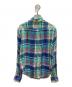 RALPH LAUREN (ラルフローレン) チェックリネンシャツ グリーン サイズ:M：5000円