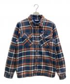 Patagoniaパタゴニア）の古着「フィヨルド フランネル ジャケット」｜ネイビー