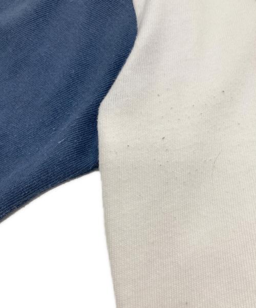 MADISON BLUE（マディソンブルー）MADISON BLUE (マディソンブルー) BI-COLOR LONG SLEEVE TEE ホワイト サイズ:Sの古着・服飾アイテム