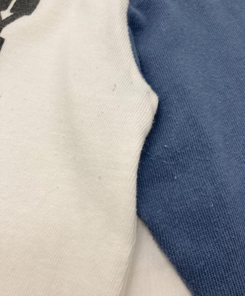 MADISON BLUE（マディソンブルー）MADISON BLUE (マディソンブルー) BI-COLOR LONG SLEEVE TEE ホワイト サイズ:Sの古着・服飾アイテム