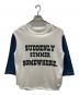 MADISON BLUE（マディソンブルー）の古着「BI-COLOR LONG SLEEVE TEE」｜ホワイト