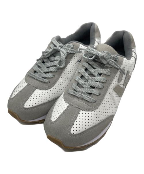 Sangacio（サンガッチョ）Sangacio (サンガッチョ) にゅ~ずバンクシーコラボスニーカー グレー サイズ:24.5㎝の古着・服飾アイテム