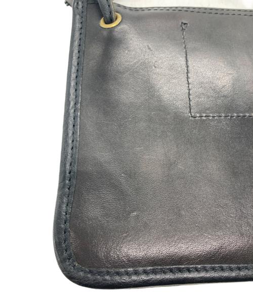 SLOW（スロウ）SLOW (スロウ) レザーショルダーバッグ ブラウンの古着・服飾アイテム