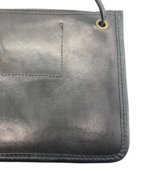 SLOW（スロウ）SLOW (スロウ) レザーショルダーバッグ ブラウンの古着・服飾アイテム