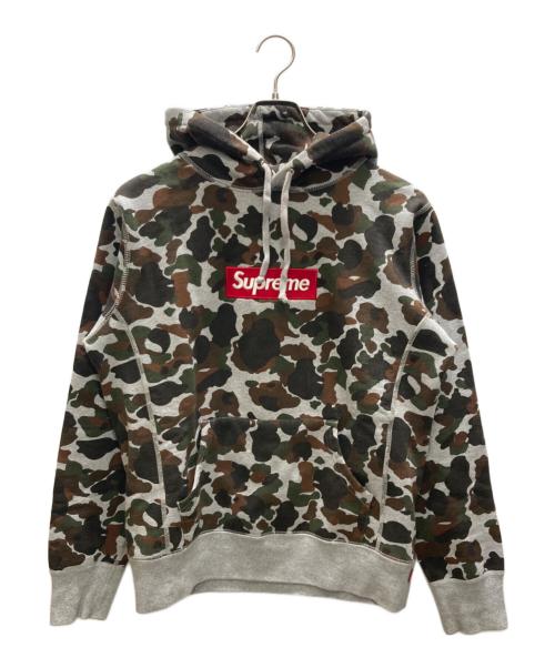 SUPREME（シュプリーム）Supreme (シュプリーム) BOX LOGO HOODED SWEATSHIRT CAMO /  ボックス ロゴ フーディー スウェットシャツ カモ グレー×ブラウン サイズ:SIZE Sの古着・服飾アイテム