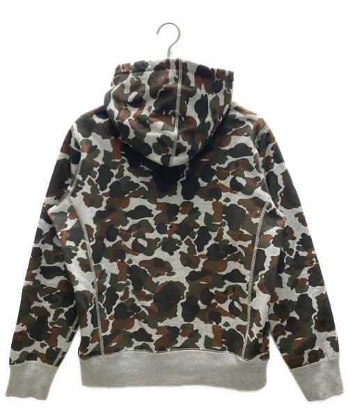 SUPREME（シュプリーム）Supreme (シュプリーム) BOX LOGO HOODED SWEATSHIRT CAMO /  ボックス ロゴ フーディー スウェットシャツ カモ グレー×ブラウン サイズ:SIZE Sの古着・服飾アイテム