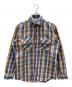 FIVE BROTHER（ファイブブラザー）の古着「70-80s チェックネルシャツ」｜ベージュ×ブルー