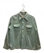 McGREGORマクレガー）の古着「40s オープンカラーシャツ」｜グリーン