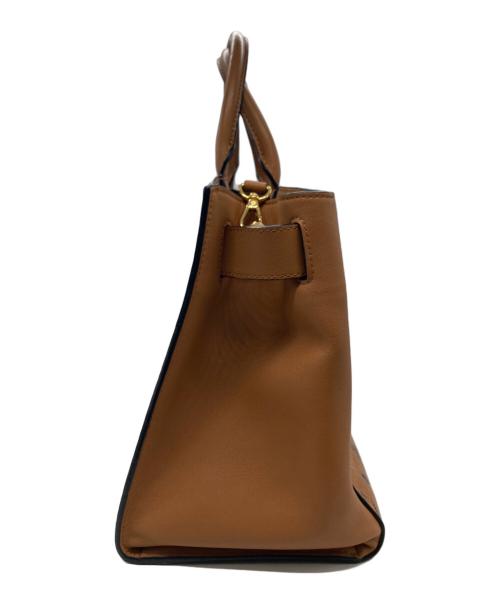 MCM（エムシーエム）MCM (エムシーエム) Essential Visetos Tote 2WAYロゴグラムショルダーバッグ ブラウンの古着・服飾アイテム