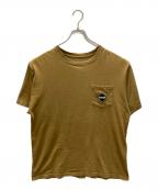 F.C.R.B.エフシーレアルブリストル）の古着「BIG LOGO POCKET TEE」｜ブラウン