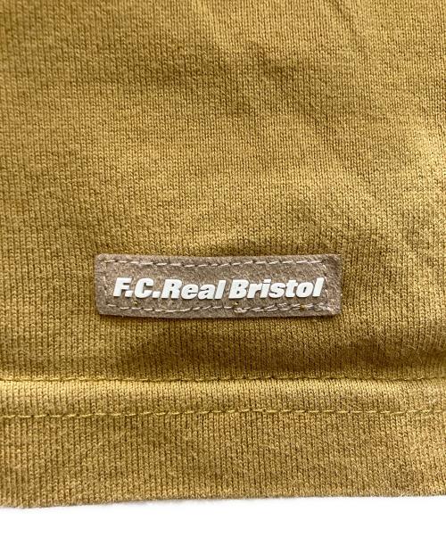 F.C.R.B.（エフシーレアルブリストル）F.C.R.B. (エフシーレアルブリストル) BIG LOGO POCKET TEE ブラウン サイズ:XLの古着・服飾アイテム