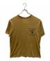 F.C.R.B.（エフシーレアルブリストル）の古着「BIG LOGO POCKET TEE」｜ブラウン
