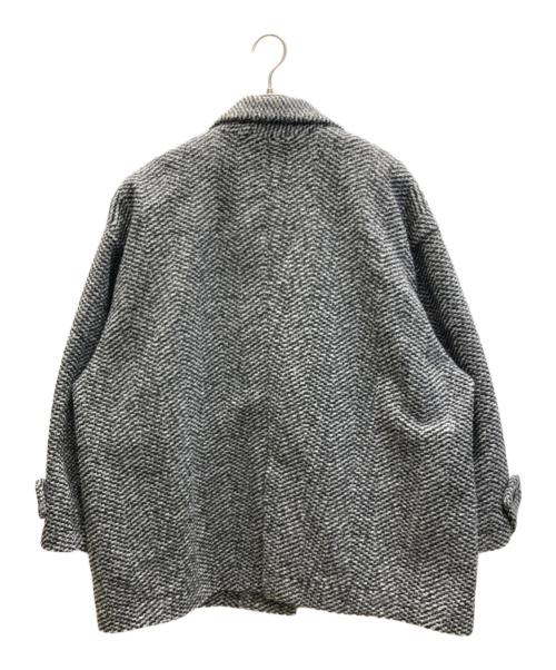 BAYFLOW（ベイフロー）BAYFLOW (ベイフロー) ウーリージャコット ブラック×ホワイト サイズ:3の古着・服飾アイテム