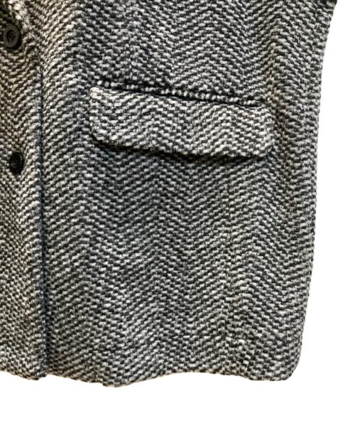 BAYFLOW（ベイフロー）BAYFLOW (ベイフロー) ウーリージャコット ブラック×ホワイト サイズ:3の古着・服飾アイテム