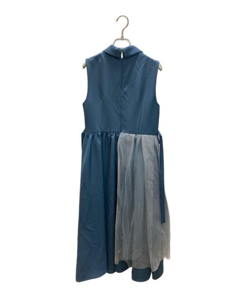 Ameri（アメリ）Ameri (アメリ) TULLE DOCKING DRESS ブルー サイズ:下記参照の古着・服飾アイテム