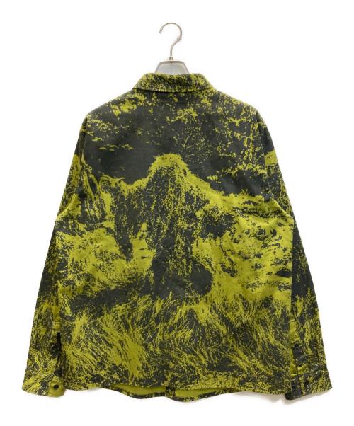 GX1000（ジーエックス）GX1000 (ジーエックス) Long Sleeve Swamp Thing Camo Shirt ブラック×イエロー サイズ:SIZE Mの古着・服飾アイテム