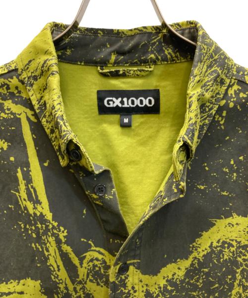 GX1000（ジーエックス）GX1000 (ジーエックス) Long Sleeve Swamp Thing Camo Shirt ブラック×イエロー サイズ:SIZE Mの古着・服飾アイテム