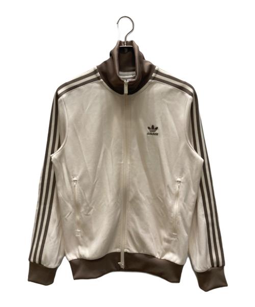 adidas（アディダス）adidas (アディダス) CLASSIC BECKENBAUER TRACKTOP / クラシック ベッケンバウアー トラックトップ ベージュ サイズ: SIZE Lの古着・服飾アイテム