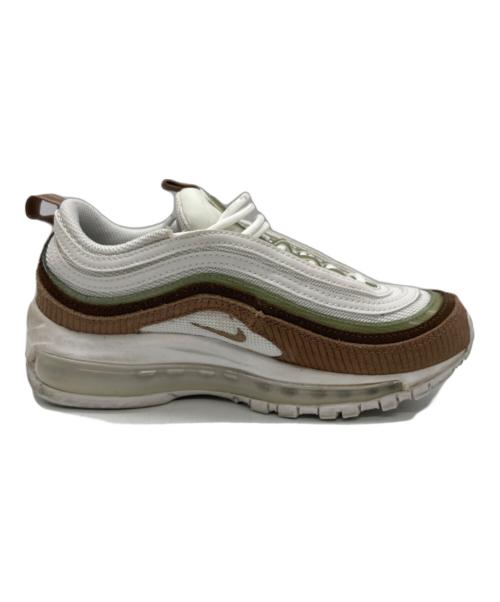 NIKE（ナイキ）NIKE (ナイキ) AIR MAX 97 SE SUMMIT WHITE/ARCHAEO BROWN-WHITE ホワイト×ブラウン サイズ:22㎝の古着・服飾アイテム